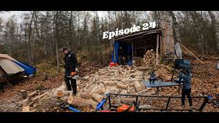 Back To Alaska Huge Winter Decisions Ep 24 Solo Off Grid Build In Alaska