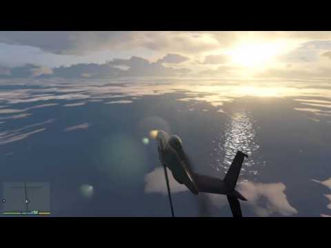 GTA 5 PS4 edge of the map and shark attack