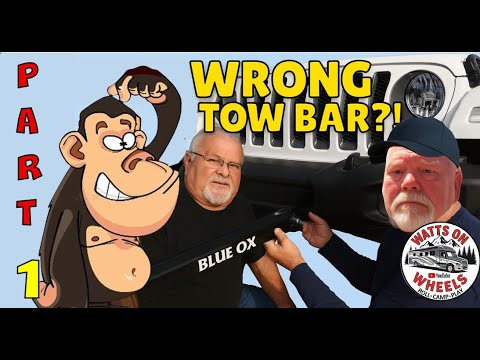 💪PART 1: Wrong Tow Bar? / These 2 Monkeys Try To Install a Blue Ox Tow Bar / DIY Backyard Mechanics