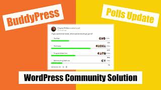 Full Create Poll or Survey in BuddyPress or BuddyBoss Social Community Site with Poll - Update July 2022 Update