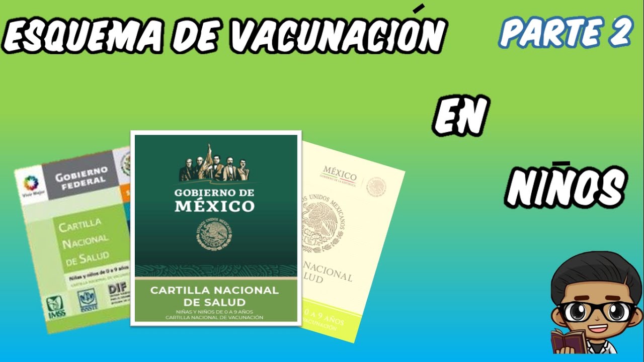 Cartilla De Vacunación En Niños 0 a 9 Años (Actualizado) | Parte 2
