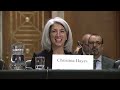 Christina Hayes Testifies to Senate EPW Committee
