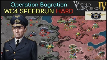 World Conqueror 4 (WC4) SPEEDRUN: Operation Bagration HARD