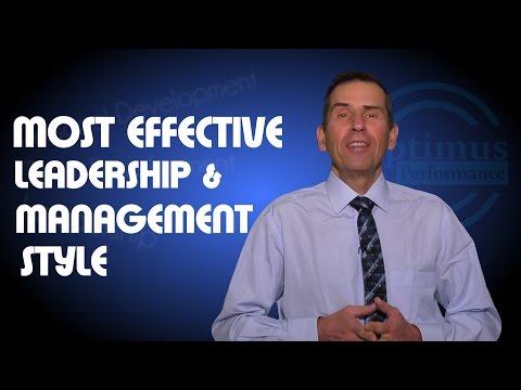 Video: Jaký je nejlepší styl vedení pro ředitele?