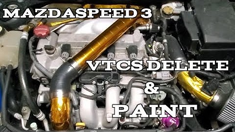 Mazdaspeed 3 VTCS delete & paint
