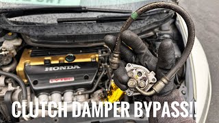 HOW TO INSTALL A CLUTCH DAMPER BYPASS ON A HONDA CIVIC FN2 TYPE R!