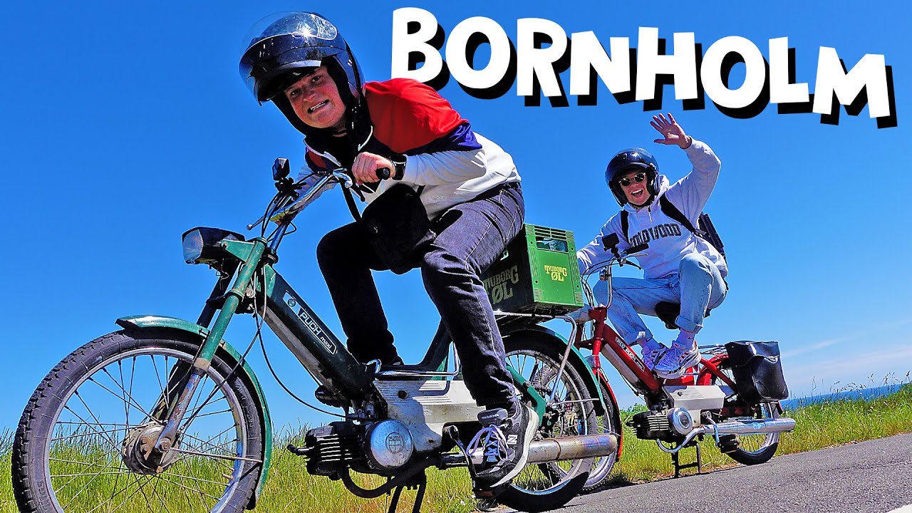 Hele knallertturen med Rasmus (Bornholm)