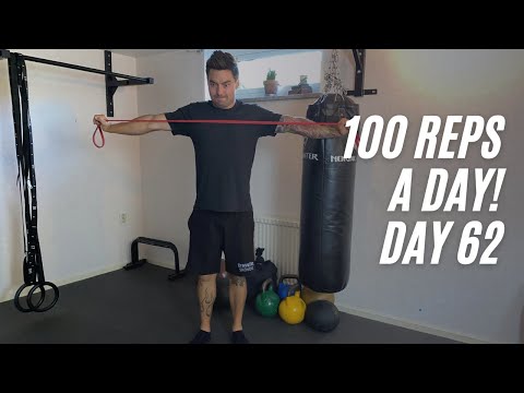 Shoulders on fire! 100 Reps. Day 62!