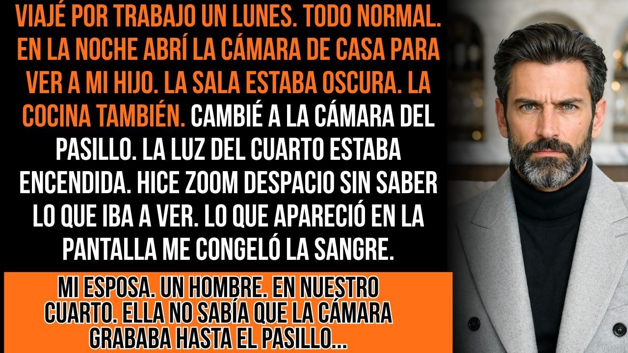 Estaba De Viaje Y Abrí La Cámara De Casa. Lo Que Vi En Esa Pantalla Me Destruyó Por Completo...