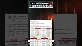 English | A VICTORY NEVER BEFORE IN THE HISTORY OF MASTER MINDS