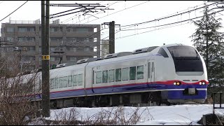 特急しらゆき2号新井行き【4K】E653系H201編成信越本線上り52M