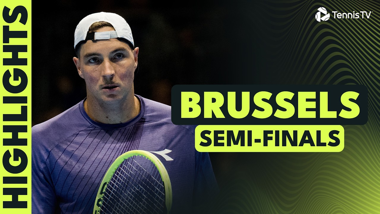 Fils vs Struff BATTLE 🥵; Cerundolo vs Griekspoor | Brussels 2026 Semi-Final Highlights