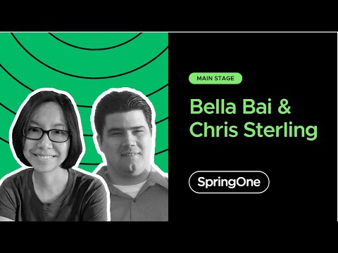 Bella Bai and Chris Sterling at SpringOne 2020