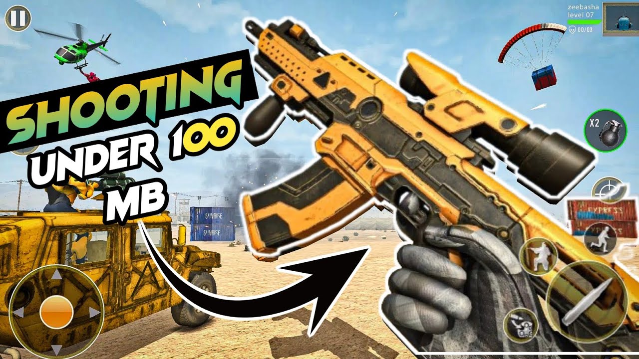 This is best shooting games in under 100 mb YouTube