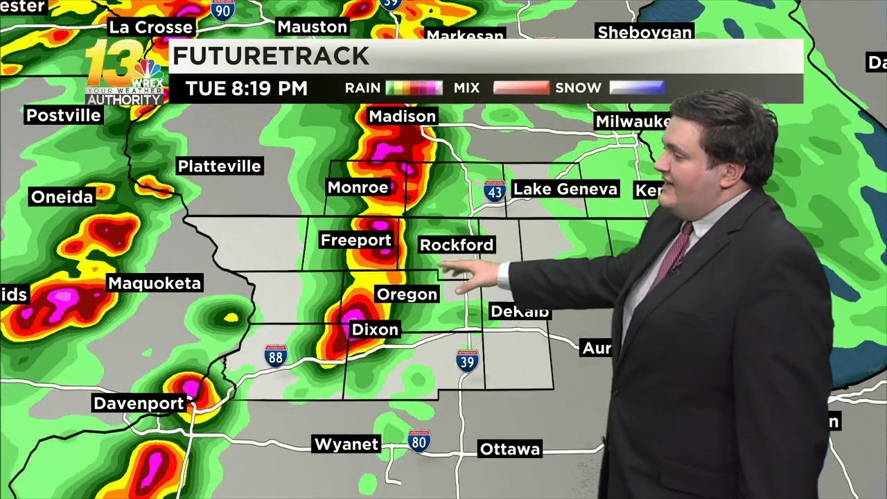 Rounds of severe weather possible this week - YouTube