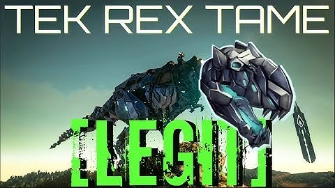 LEGIT! Tek Rex Tame Ark Survival Offical PVP