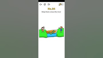 Brain out levels solution | level no.34 | help them to cross the river