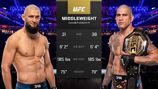 Khamzat Chimaev vs Alex Pereira | Full Fight &amp; Highlights | Light Heavyweight Title - UFC 5