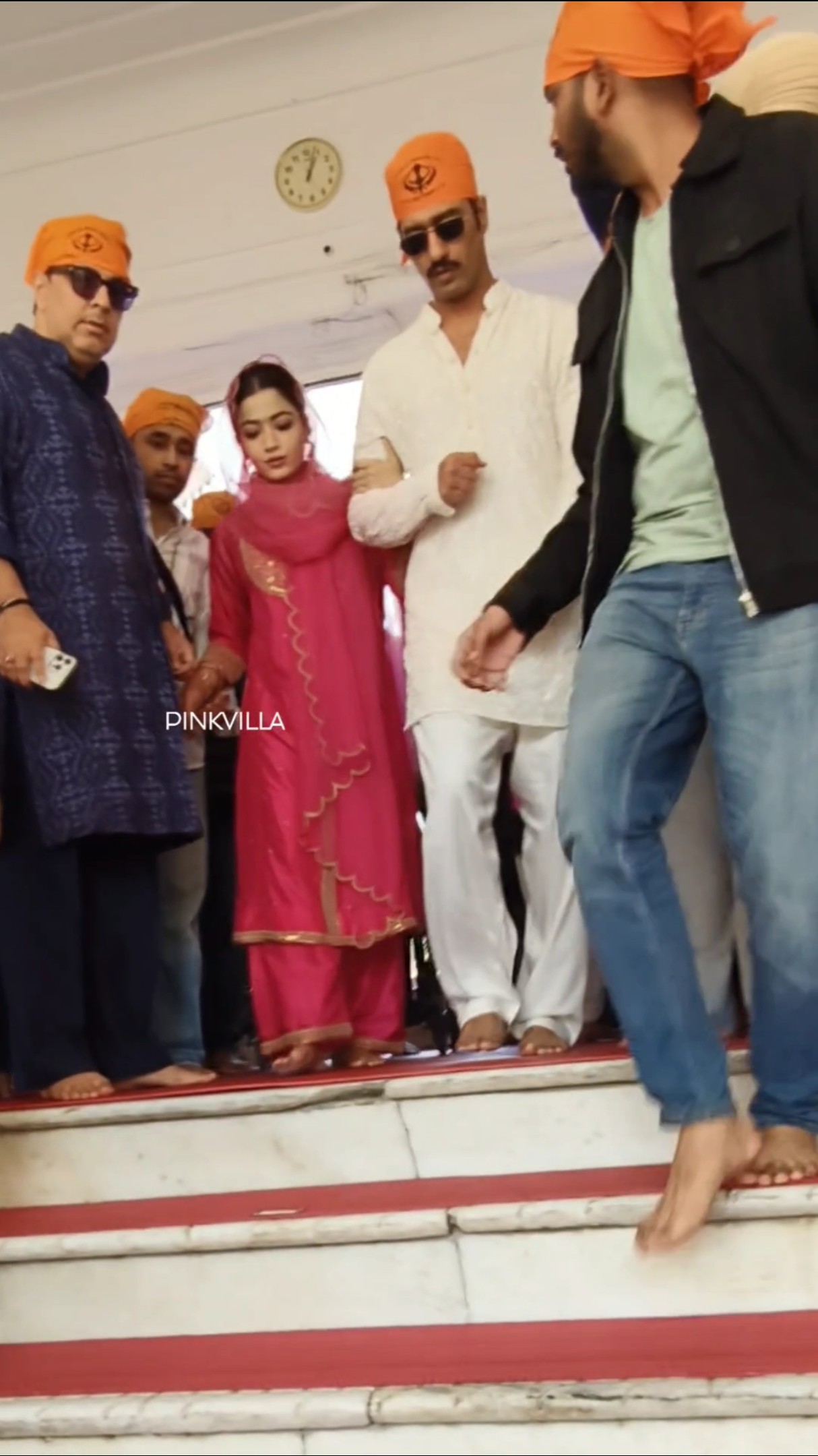 Vicky Kaushal TAKES CARE Of Rashmika Mandanna At Golden Temple ? | #shorts #bollywood #trending