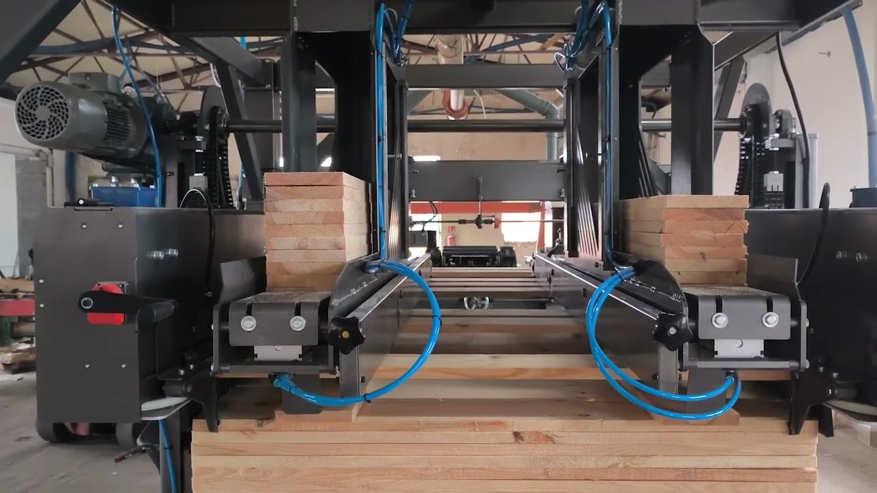 Sztaplarka do desek paletowych z formatówką