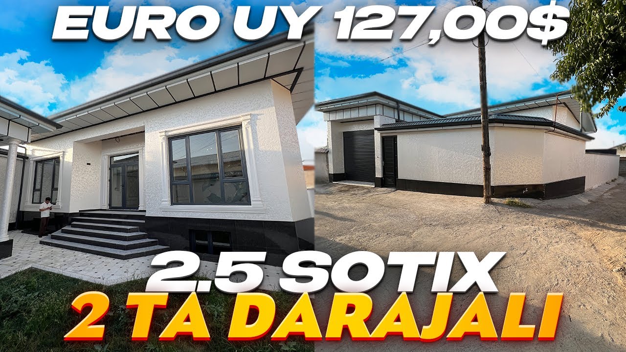 Bunaqasini ko’rmagansiz🔥 Juda ham zo’r narx👍 ✅ 2 ta urovenli 2,5 sotix 💰 127,000$ ☎️91-101-21-21