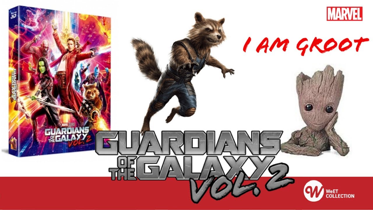 Guardians of the Galaxy Vol. 2 WeET Collection Exclusive Lenticular Slip Steelbook Blu-ray Unboxing