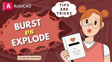 BURST vs EXPLODE | AutoCAD Command