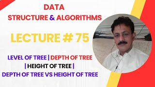 Level of Tree | Depth of Tree | Height of Tree | Depth of Tree vs Height of Tree | Data Structure