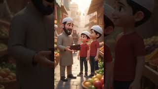 The Lost Wallet 💰 | A Beautiful Islamic Story About Honesty | Muslim Kids Cartoon