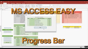 MS Access Progress bar - With Easy Guide and vba Code