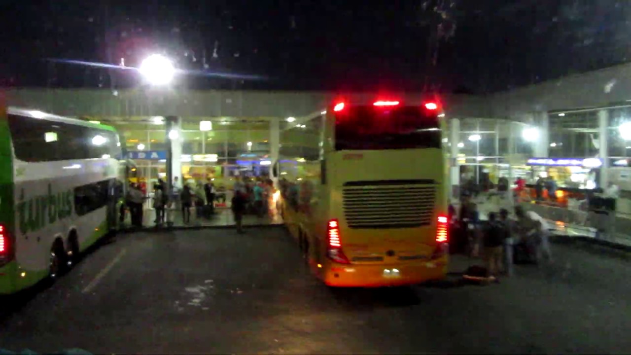 entrada a la ciudad de chillan: abordo de un marcopolo paradiso 1800DD de turbus