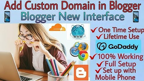 How To Connect Custom Domain In Blogger New Interface | Add Custom Domain in Blogger with Cloudflare