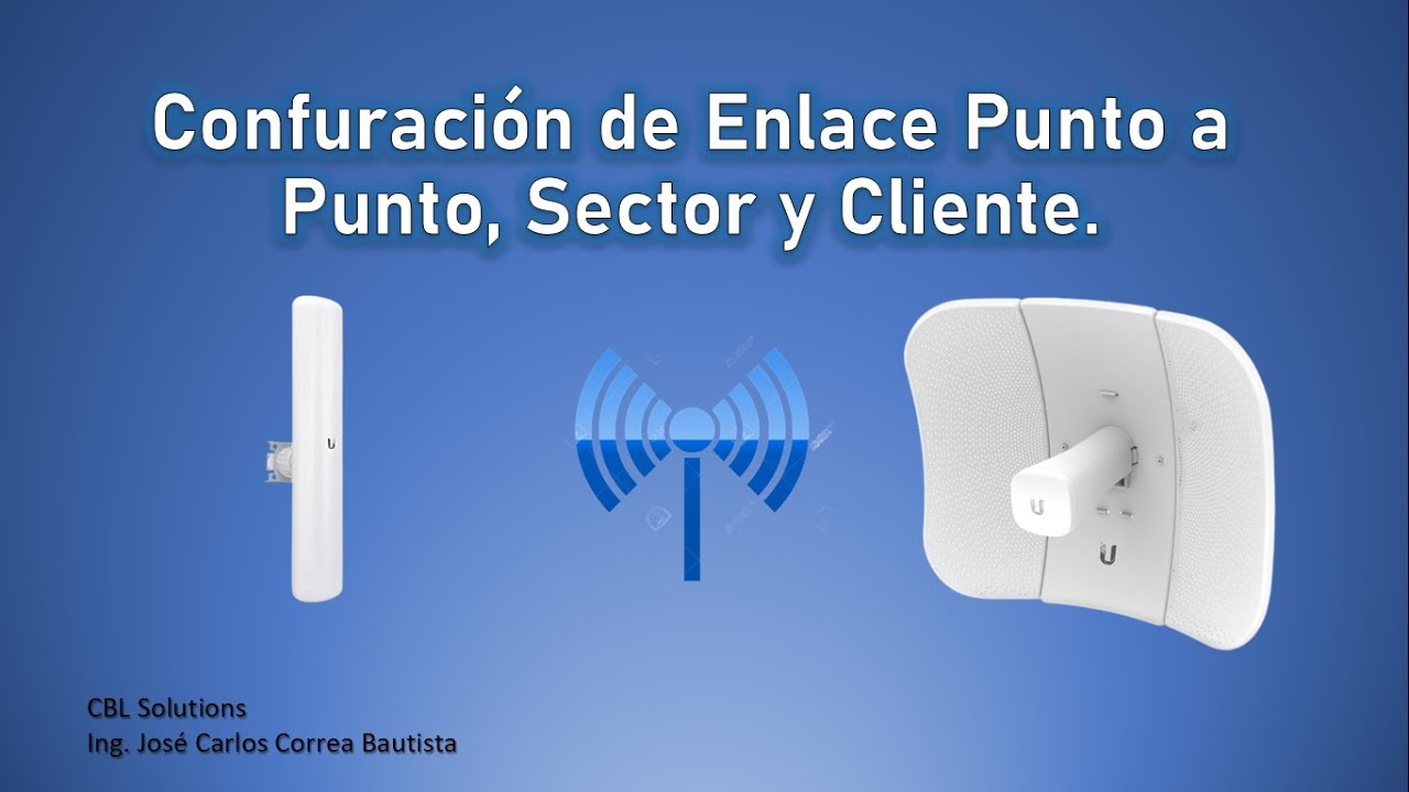 Caso de estudio, Configuración de Enlace Punto a Punto, Sector y