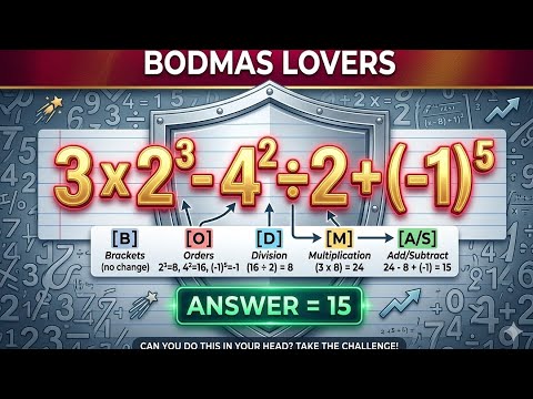 Basic BODMAS Rule Explained | Easy Maths Tricks for Beginners |
