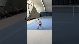 Vorhand slice only. #tennis
