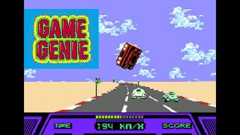 Rad Racer Game Genie (Nintendo)