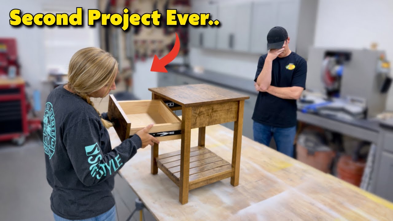 Complete Beginner(My Wife) Building Her Second Project Ever!