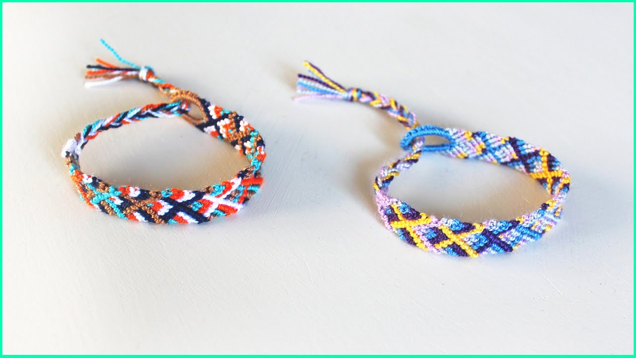ARKADAŞLIK BİLEKLİĞİ YAPIMI 👭 FRIENDSHIP BRACELET TUTORIAL OVERLAPPING DOVETAIL