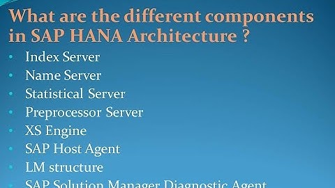 Latest SAP HANA Interview Questions and Answers for freshers and experienced– Part 3