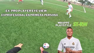 Probé el estilo de juego de Mbappe - futbol en primera persona.