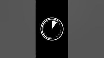 15 seconds timer clock countdown vertical black white screen 🕒️