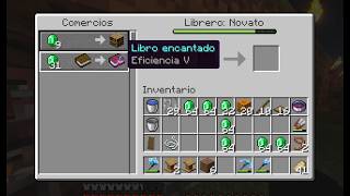 Consiguiendo encantamientos Minecraft JAVA 1.21.11 Capitulo 37
