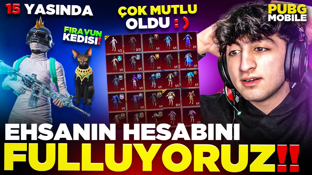 EHSAN'A BÜYÜK SÜRPRİZ! YENİ UC TAKTİĞİ İLE HESABINI FULLEDİM! 😱 – PUBG Mobile