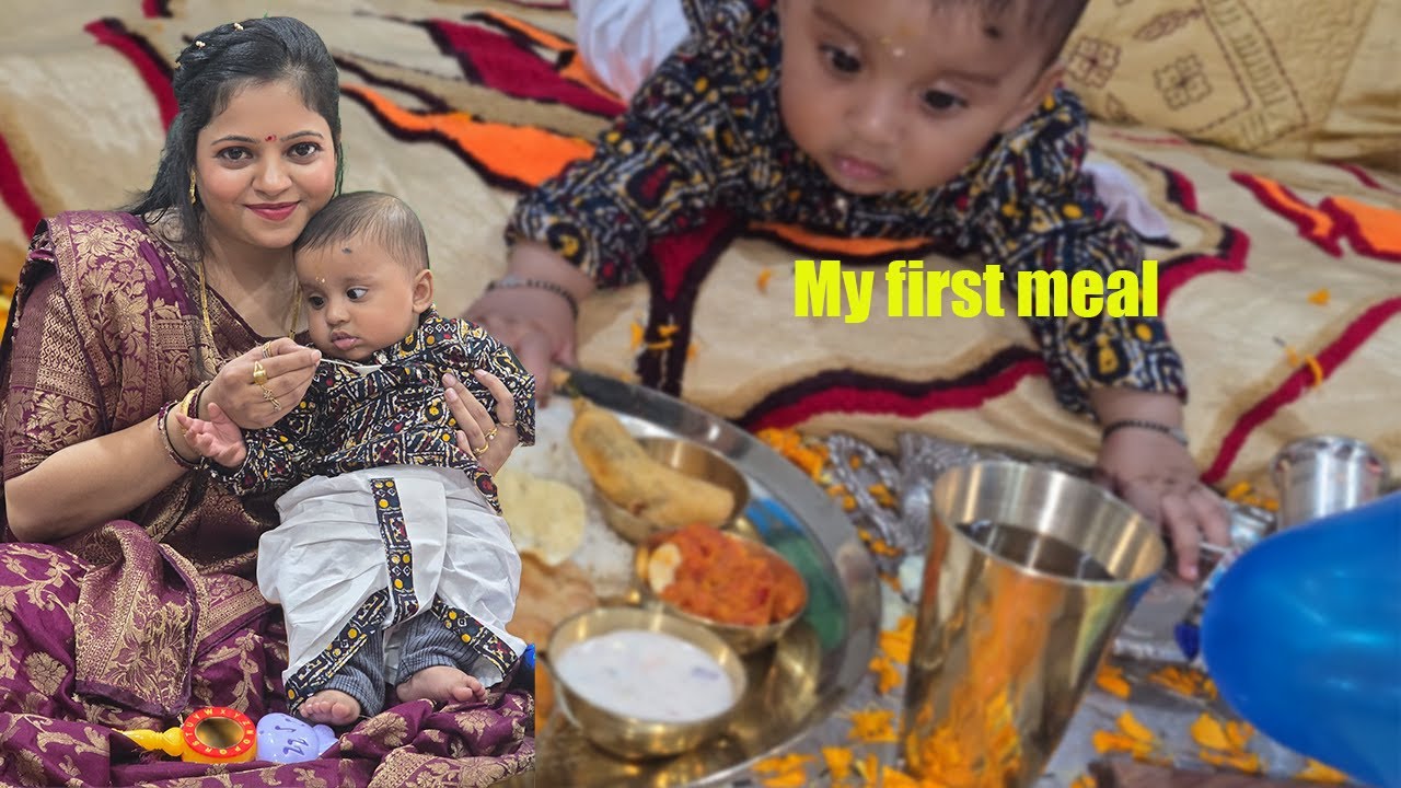 Aj hua Adhiraj ka anyaprashan or sath hi keye new year party|vlog32|