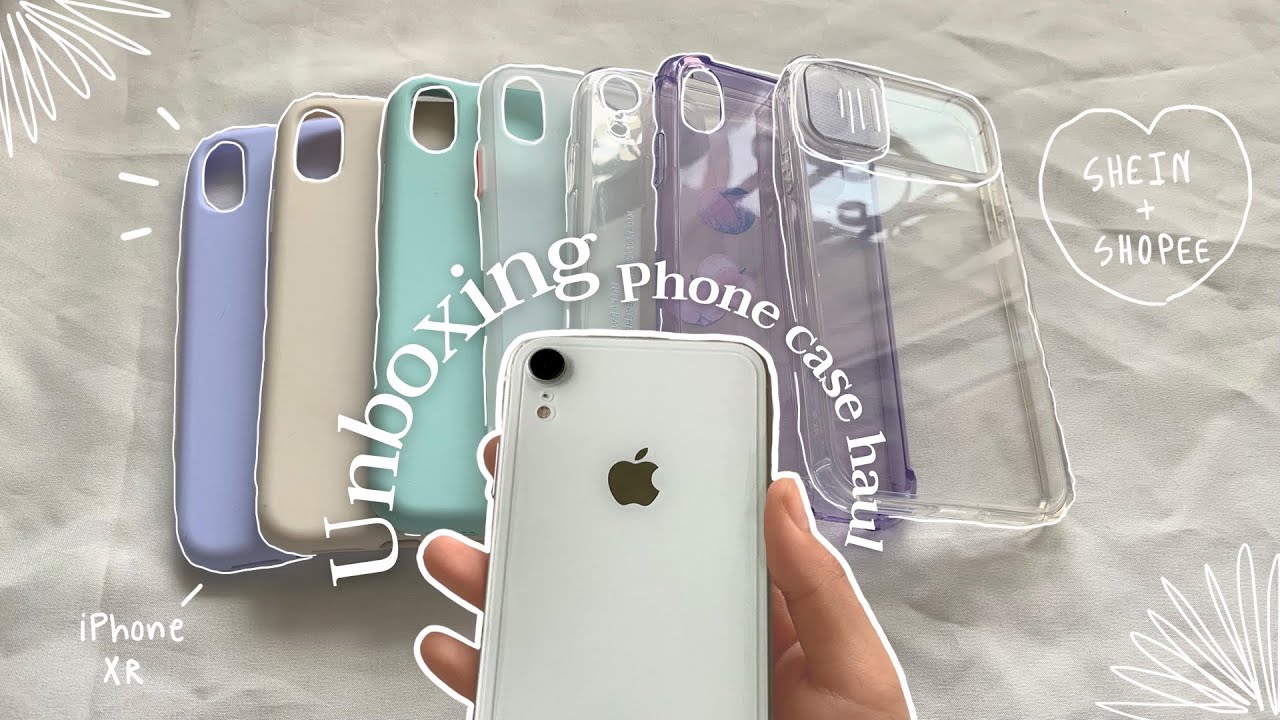 Unboxing | แกะกล่อง iPhone XR in 2021 + cases haul ☁️🦋