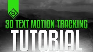 The Easiest Way To Motion Track 3D Text - Adobe After Effects Tutorial