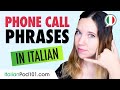 Useful Italian Phrases For a Phone Call