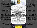 Elderly Man Forgets Restaurant Name And Calls His Wife Rose#funny #joke #humor