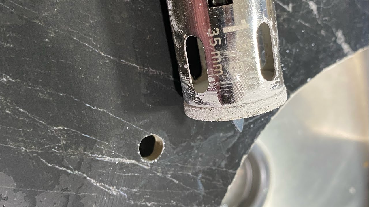 Saca bocados para  porcelanato/piedra/granito/mármol de forma limpia