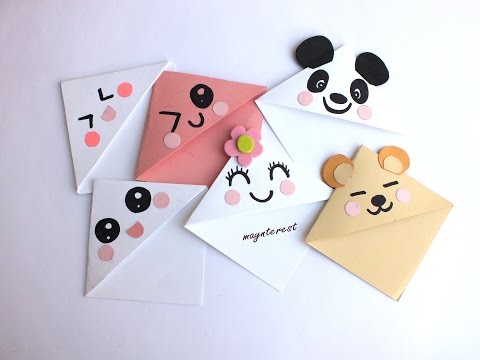 Manualidades: SEPARADORES Kawaii para LIBROS